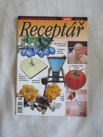 Časopis Receptář r  2003 Rezervace Deník