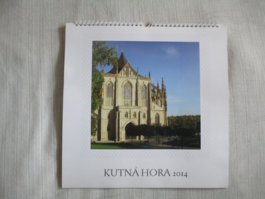 Kalendář Kutná Hora 2014 barevné fotografie Rezervace Deník