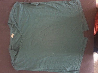 Tričko dámské vel XL Tchibo barva tmavězelená