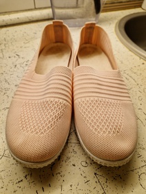 Polobotky textilní pružné vel 40 boty barva růžová