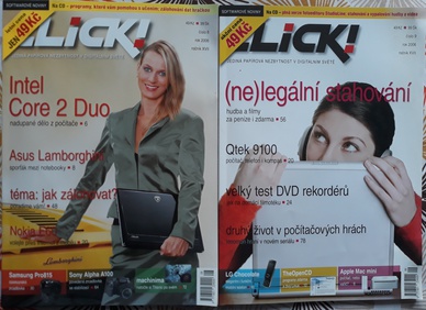 2x časopis Click 8 + 9/2002 + CD
