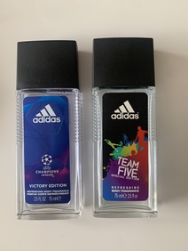 2x toaletní voda Adidas pánská Team Five + Champions League