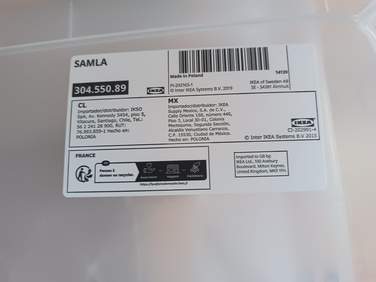 Krabice IKEA SAMLA